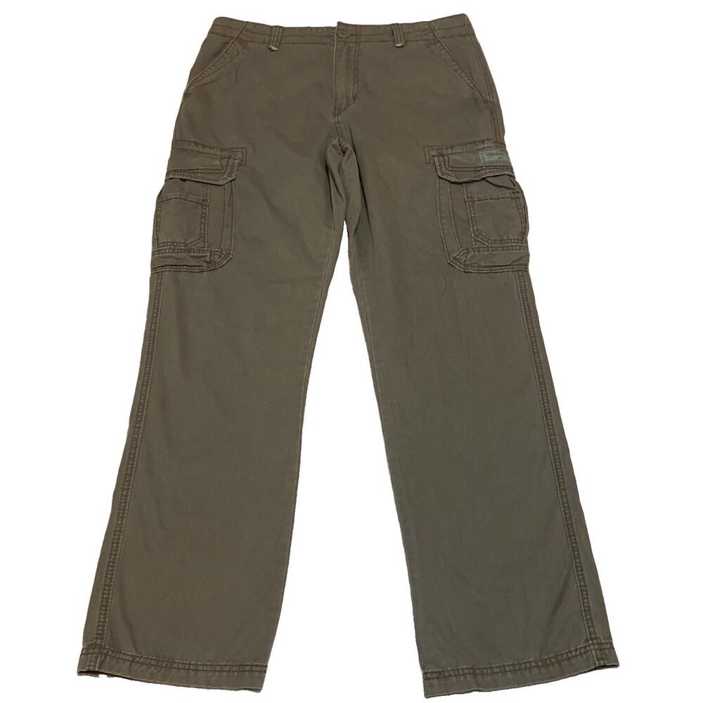 Unionbay Cargo Pants Men 38x34 Brown Relaxed Straight Leg Skater Grunge